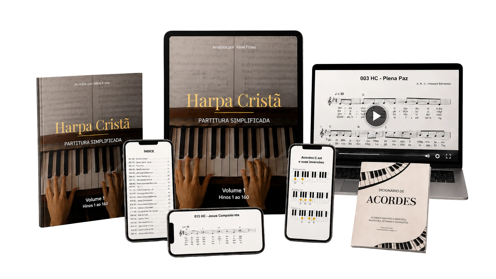 Mockup completo do material